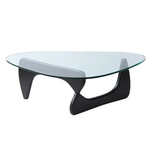 15mm Tempered Glass Coffee Table with Black Base 3
