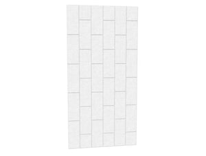 Acoustic Wall Panel 1 in Arctic White Finish