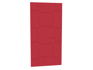 Acoustic Wall Panel 22 in Deep Red Finish