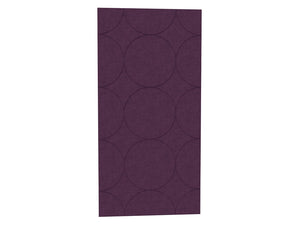 Acoustic Wall Panel 32 in Eggplant Finish