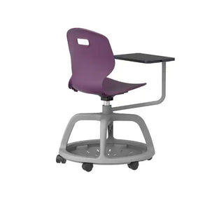 Arc Community Swivel Chair with Arm Tablet TA10G 5