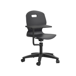 Arc Swivel Tilt Chair with Arm Tablet TA8AN 1