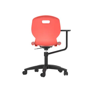 Arc Swivel Tilt Chair with Arm Tablet TA8C 6