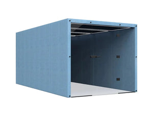 Bob Roofed 2 Seater Open Meeting Den with Wall