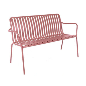 Breeze Aluminium 2-Seater Armchair Bench - Standard - Brick Dust
