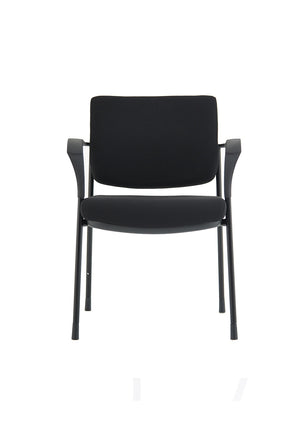 Brunswick Deluxe Medium Back Stacking Visitor Office Chair With Arms BR000223 4