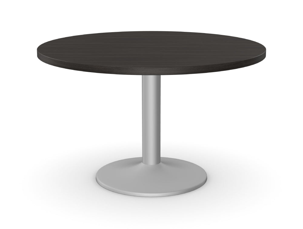 Fermo Executive 1200mm Round Meeting Table in Harbour Oak Finish