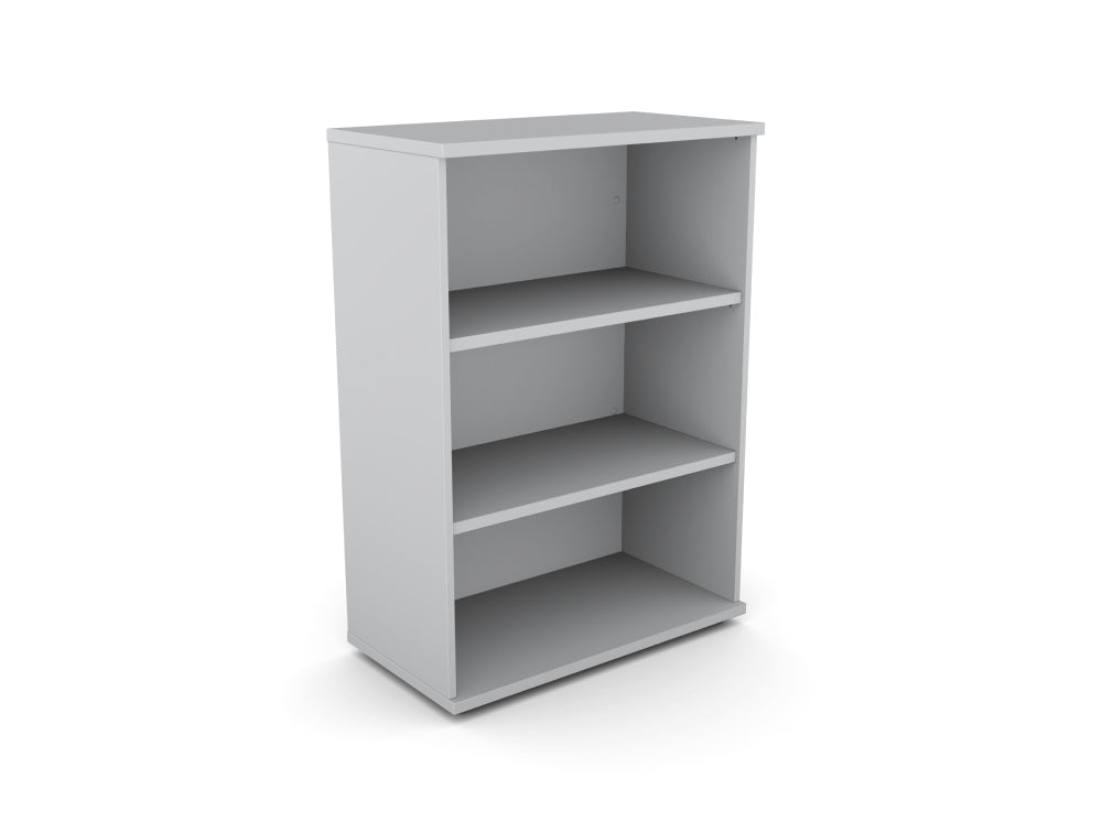Fermo Executive Open Wooden Storage Cupboard in Grey Finish