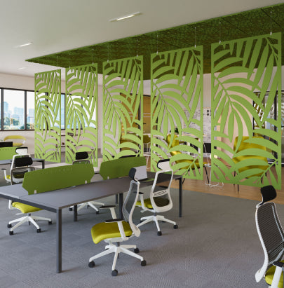 Acoustic Celing Lighting in Meeting Room