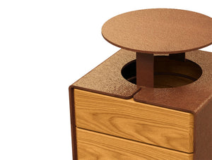 Kube Litter Bin 120L Capacity