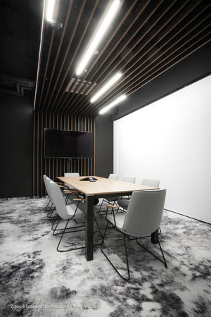 Lumi Chair with Sled Base in Meeting Room Setting 2