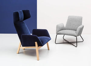 Manta Armchair Lounge Wooden Leg Ma1Z 1