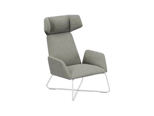 Manta Armchair Lounge Metal Legs Ma1Z