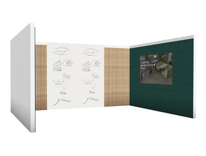 Meeting Room with Mixed Wall Panels