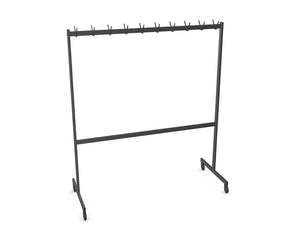 Metal Coat Hanger on Castors WS 04B Anthracite