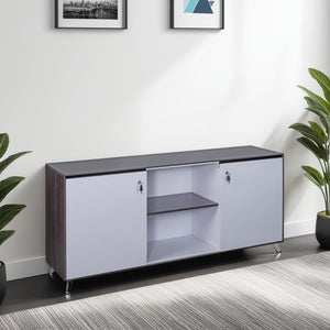 Nero Executive Sideboard Storage Unit Modern Office Setting 2