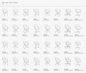 Paxt Tub Chair Dimensions