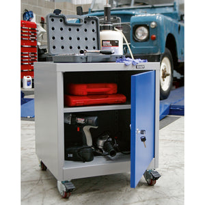 Premier Industrial Mobile Industrial Cabinet with 1 Shelf API5659 8