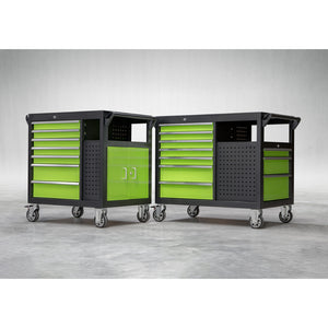 Premier Mobile Workstation with 7 Drawers and Cupboard 920mm AP36MWS 14