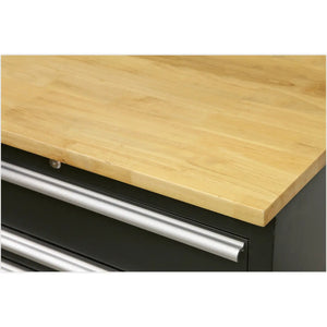 Premier Storage System with Hardwood Worktop 2.33m APMSCOMBO4W 8