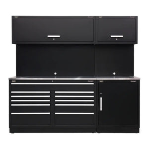 Premier Storage System with Stainless Worktop 2.33m