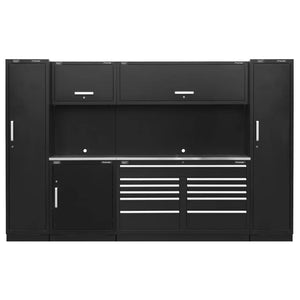 Premier Storage System with Stainless Worktop 3.55m