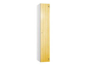 Shield SGL GL24 1-Door Locker Arctic White Primeval Oak