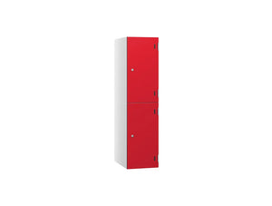 Shield SGL GL24 2-Door Low Locker - Arctic White Red Dynasty