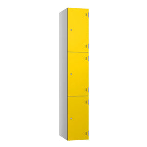 Shield SGL GL24 3-Door Locker - Pearl Silver Divine Yellow