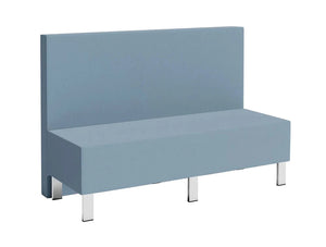 Snake Rectangular Seater With Backrest 1500 Mm Wide Kl Snake Sk1500 R Chr Ys169