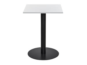 Square Poseur Black Table 800mm 4