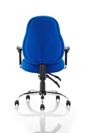 Storm High Back Task Operator Office Chair With Arms OP000128 4