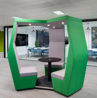 Acoustic Celing Lighting in Meeting Room