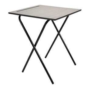 Titan Economy Folding Exam Desk - Single - Grey/Black