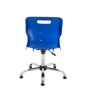 Titan Swivel Senior Chair with Chrome Base and Glides T35-BG 5
