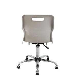 Titan Swivel Senior Chair with Chrome Base and Glides T35-GRG 6