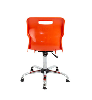 Titan Swivel Senior Chair with Chrome Base and Glides T35-OG 6