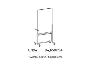 Visi Mobile Whiteboard 7 Dimensions