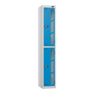 Vision 2-Door Locker Pearl Silver Cobalt Blue
