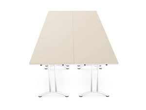 Ws D Twister Fold Modular 6 Rectangular Table with Folding Legs 2