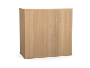 WsD Key 2 Level Bookcase African Oak 2