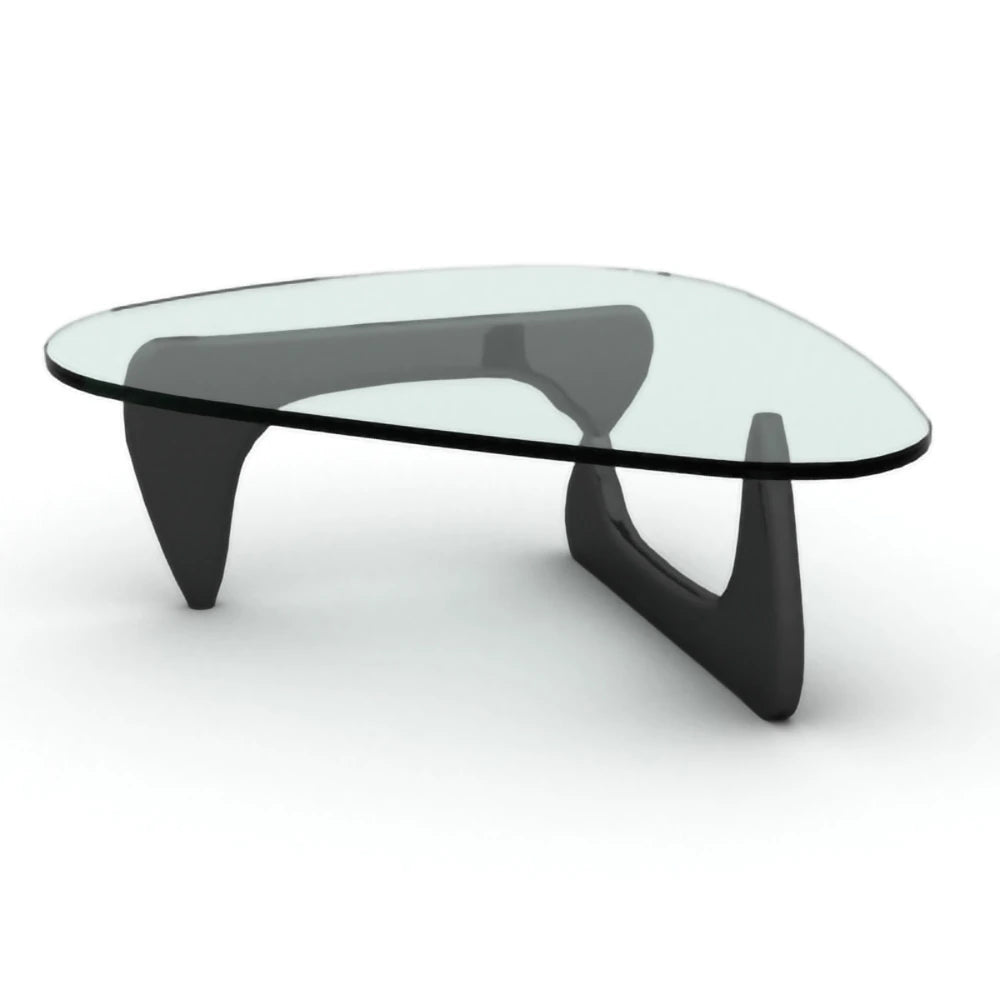 15mm Tempered Glass Coffee Table with Black Base 2