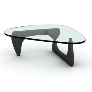 15mm Tempered Glass Coffee Table with Black Base 2