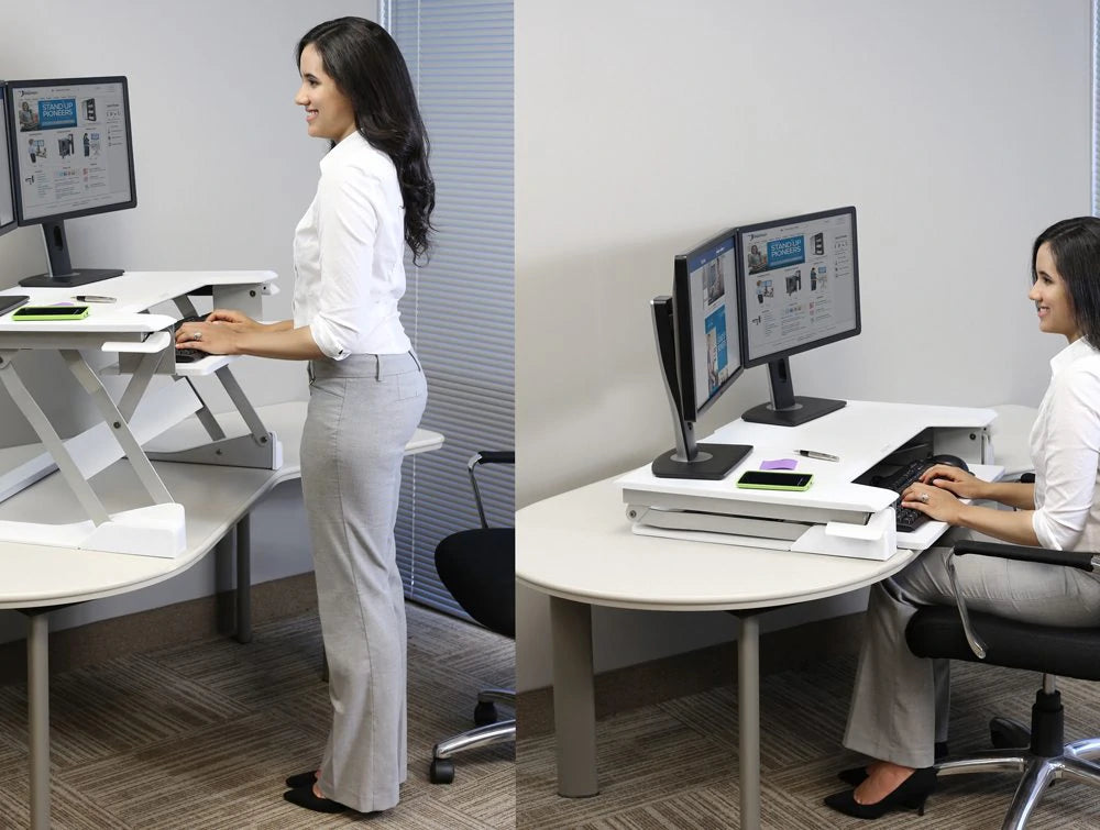 33 397 062 Ergotron Workfit T Sit Stand Desktop Workstation 7