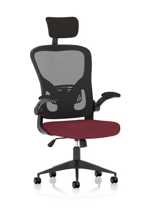 Ace Executive Mesh Chair With Folding Arms KCUP2001 2