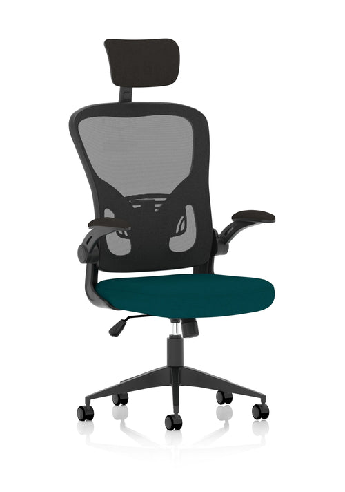 Ace Executive Mesh Chair With Folding Arms KCUP2000 1