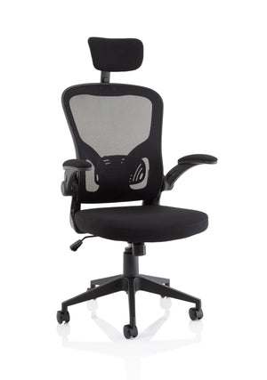 Ace Executive Mesh Chair With Folding Arms OP000317 2