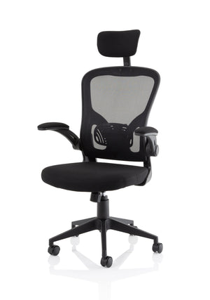 Ace Executive Mesh Chair With Folding Arms OP000317 4