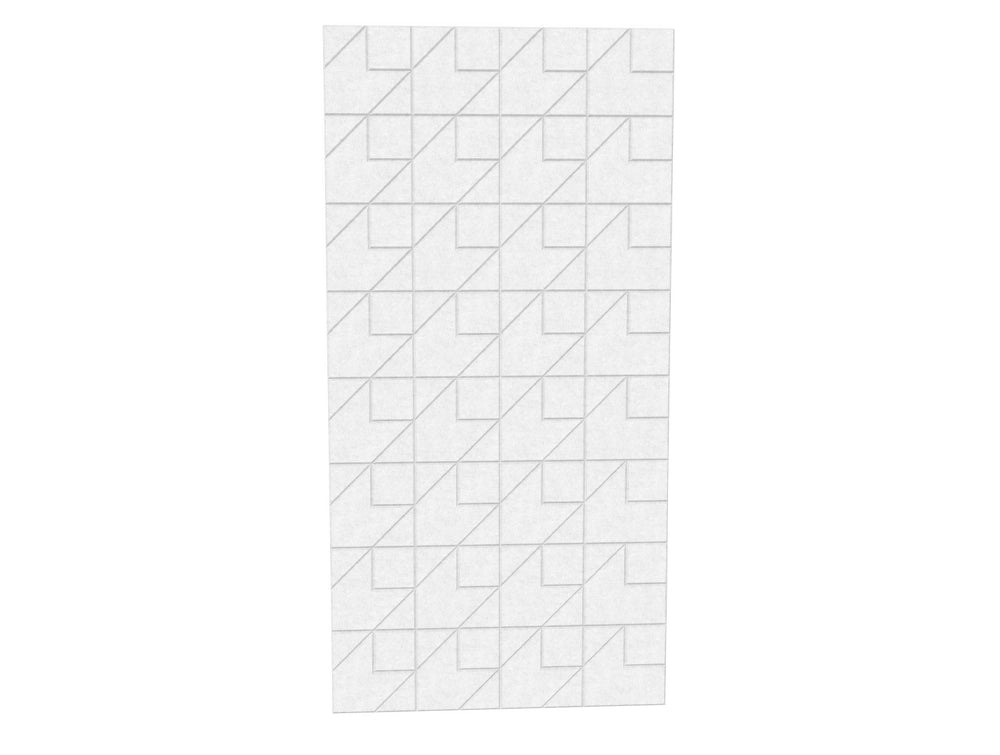 Acoustic Wall Panel 16 in Arctic White Finish
