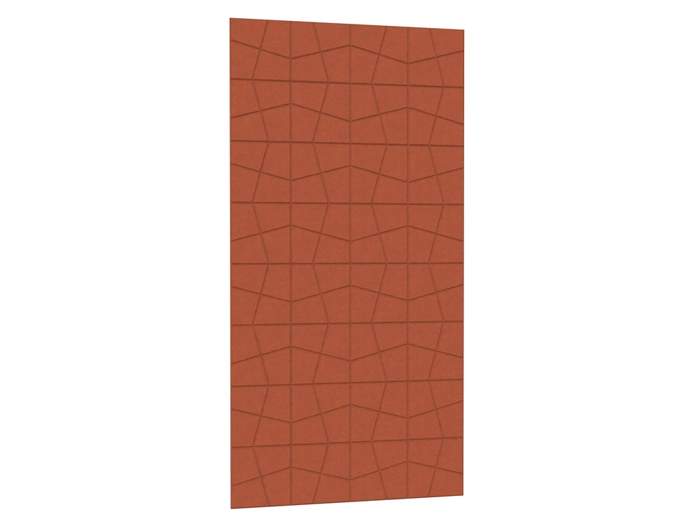 Acoustic Wall Panel 21 in Terracotta Finish